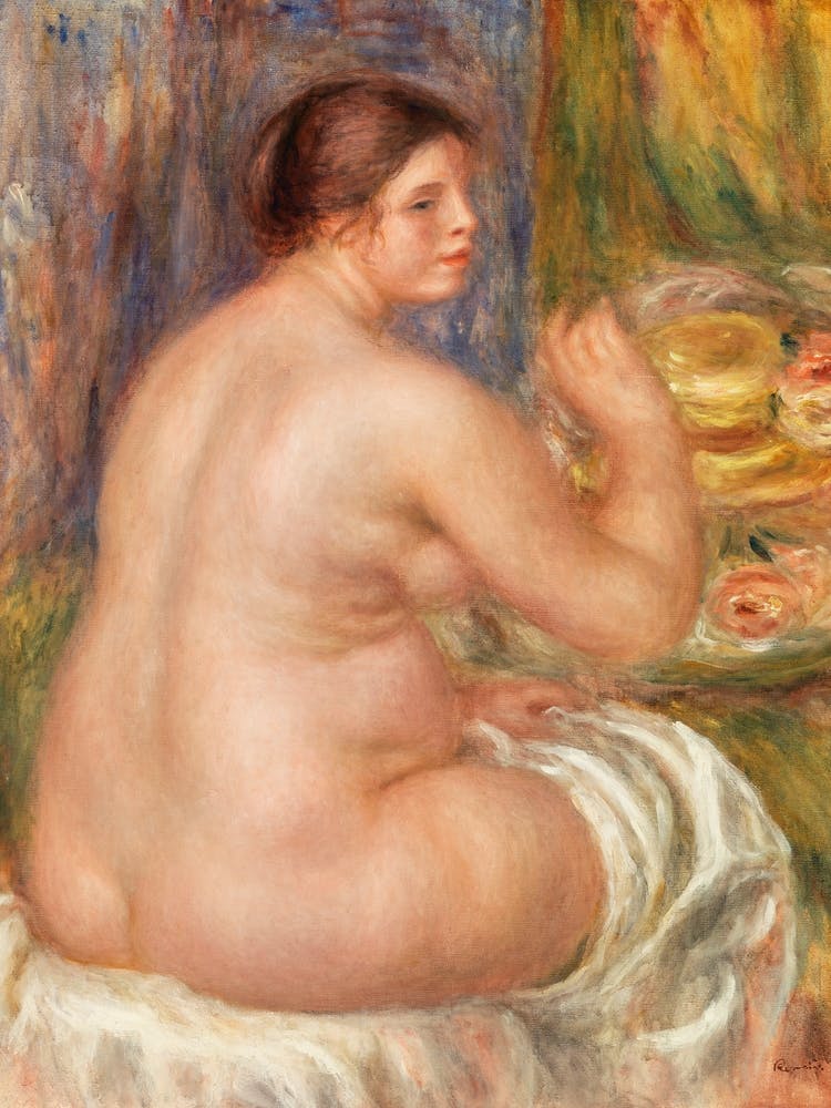 Nude From The Back, Pierre Auguste Renoir