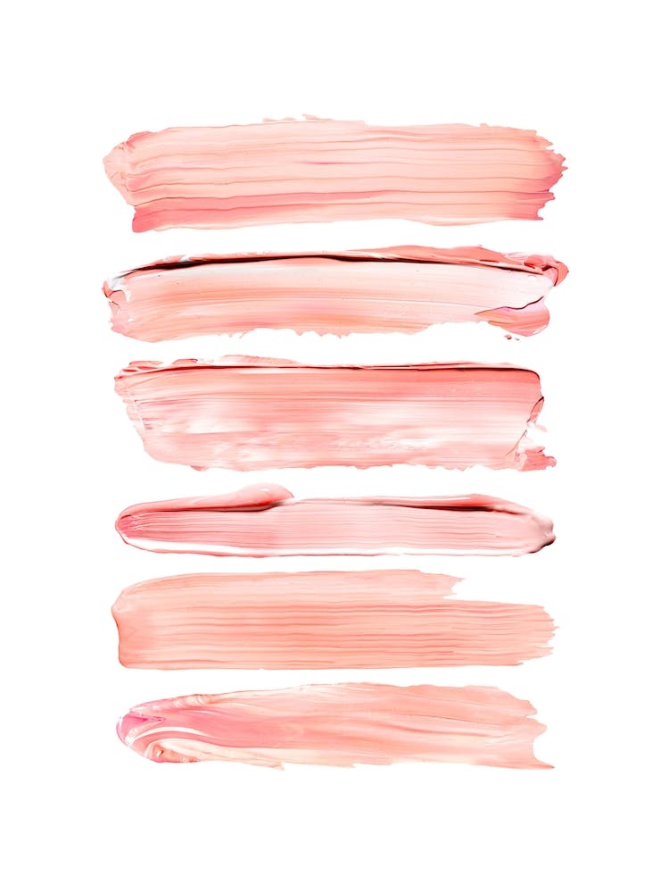 Brush Strokes In Pink