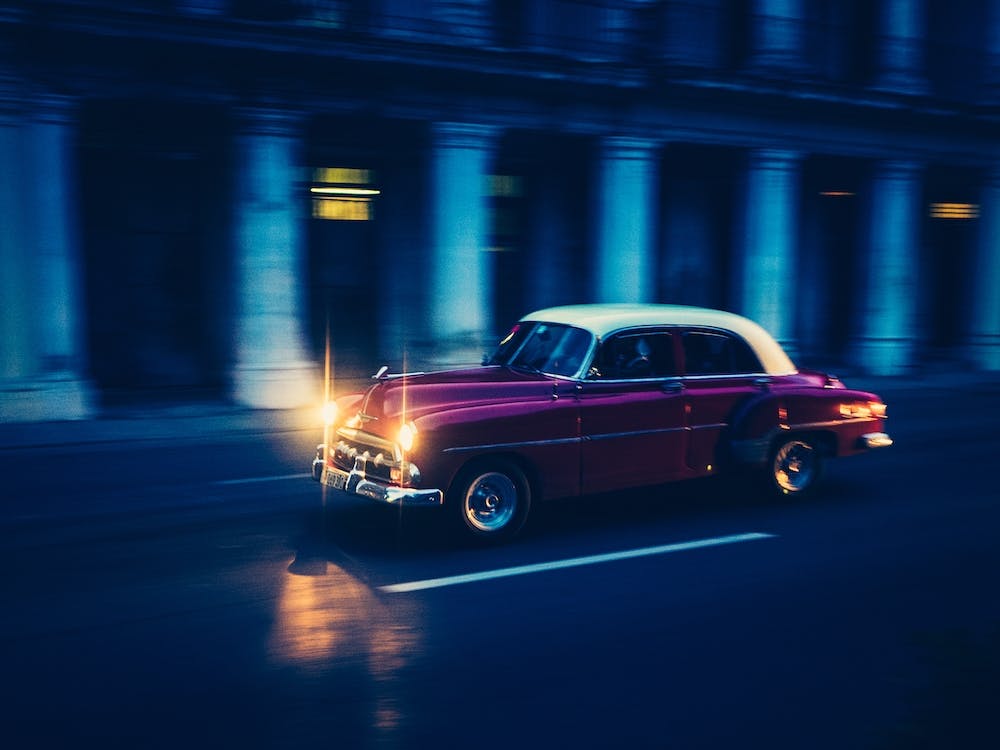 Speeding Through The Havana Night