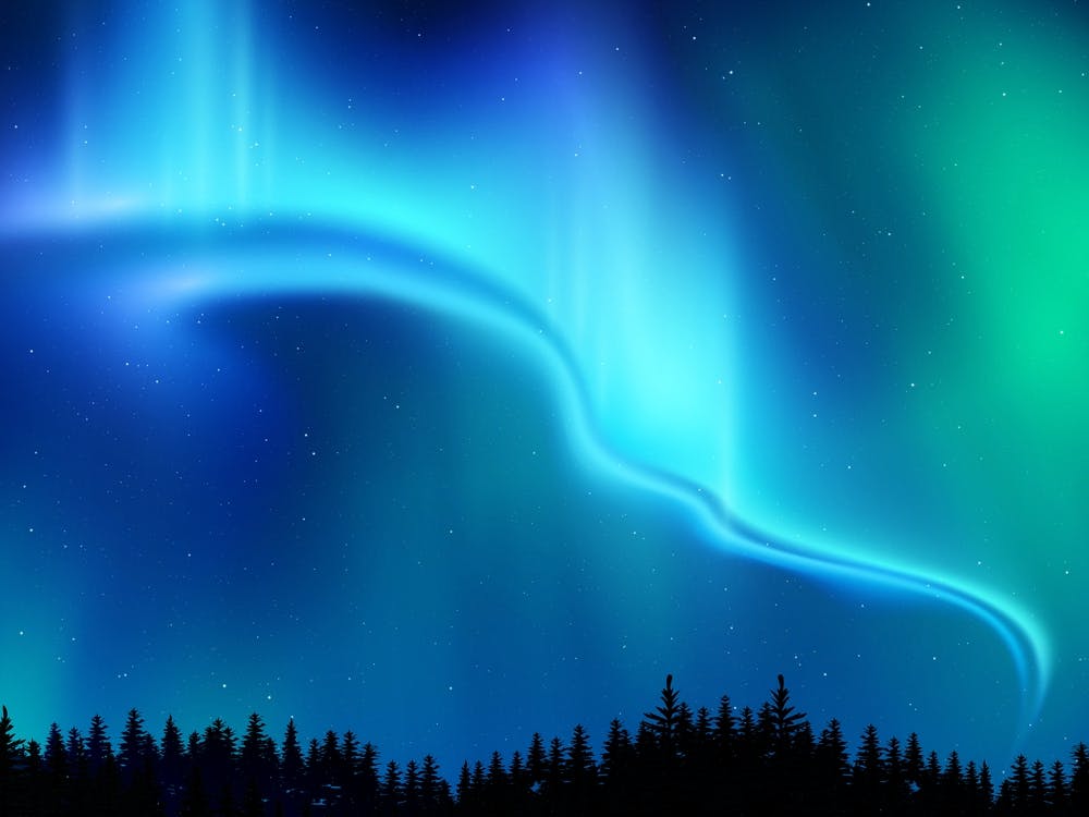 Aurora-Neon-Landschaft #7