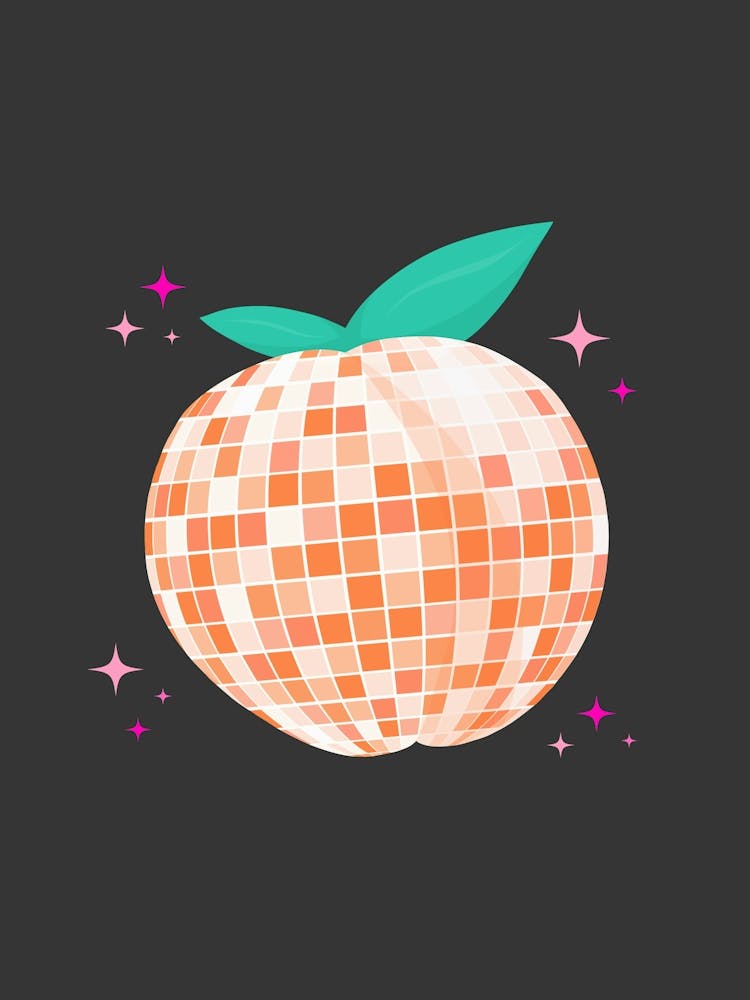 Black Disco Peach