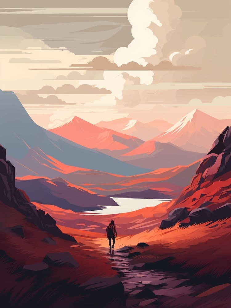 The West Highland Line Scotland 7 Hiking Trail Landscape