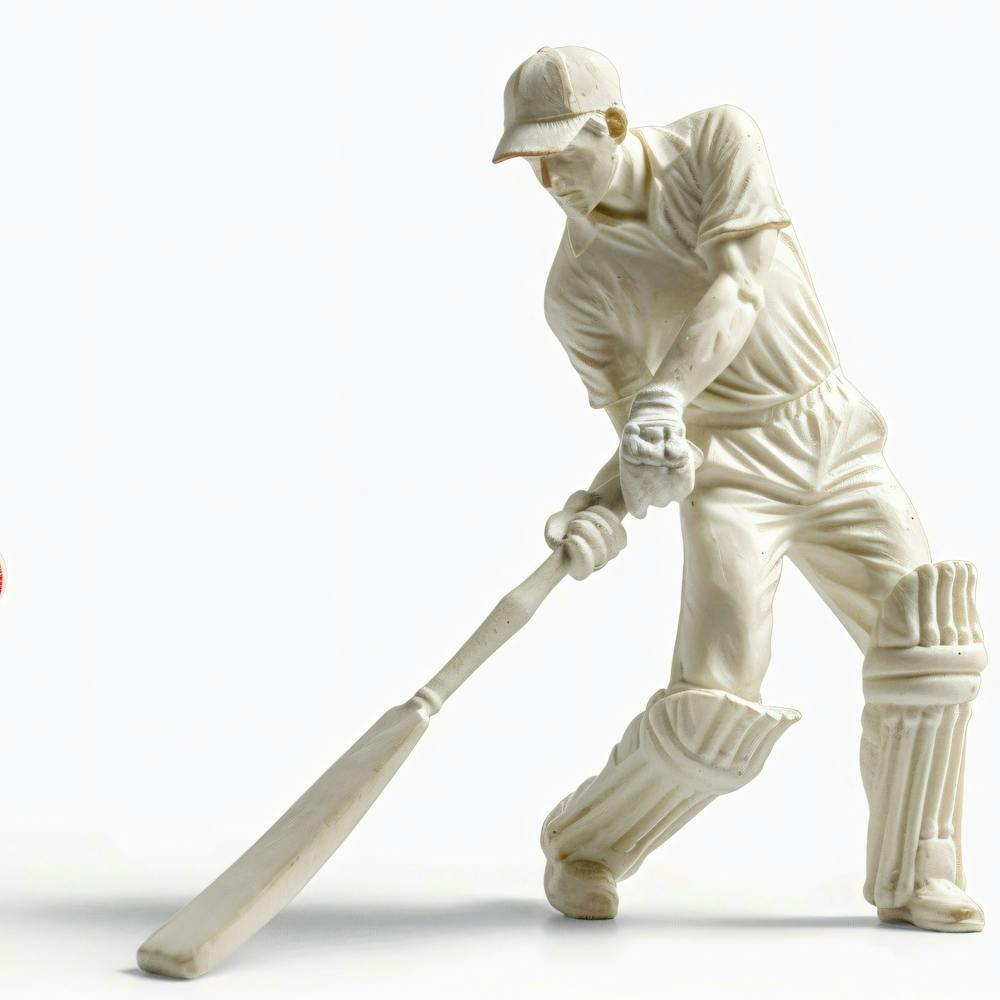 Cricket Player In Action 4
