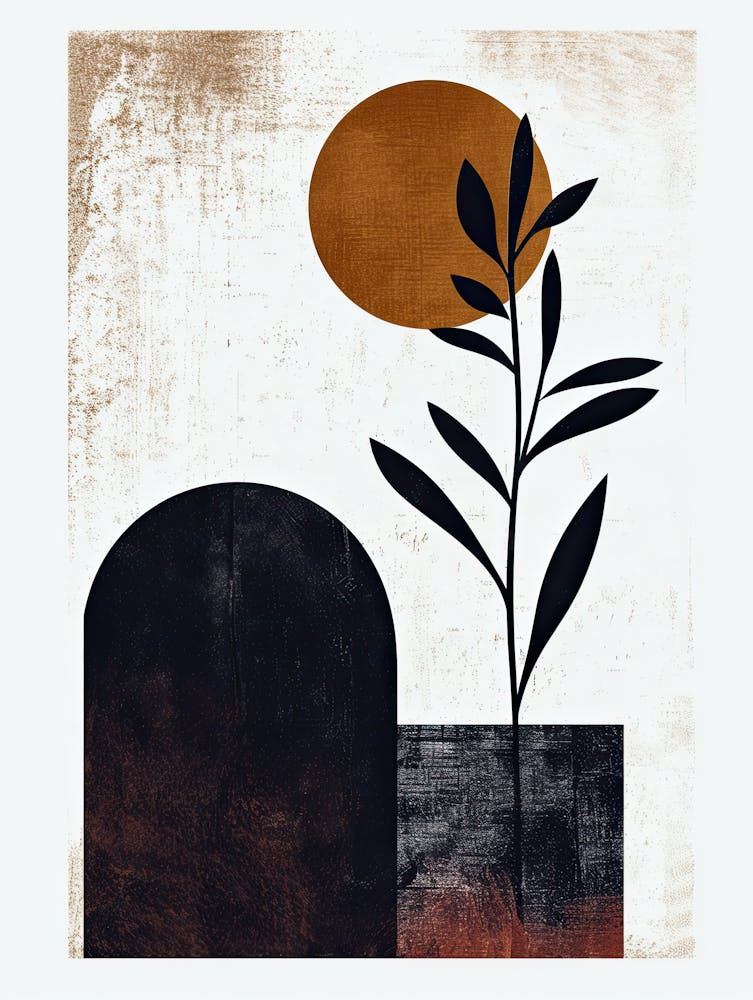 Motifs Érodés - Minimaliste Bauhaus