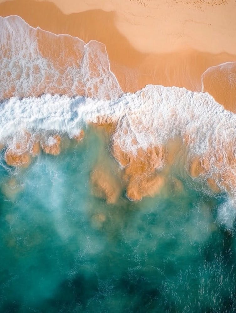 Aerial View Of A Beach 13