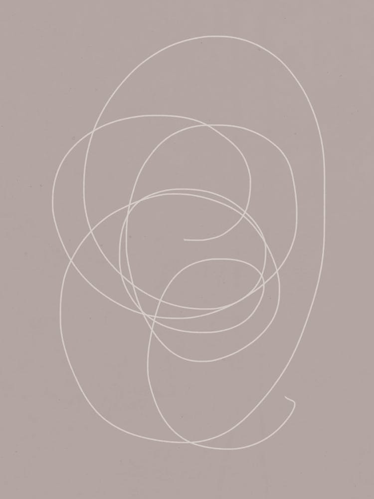 Taupe Minimal Linear Swirl