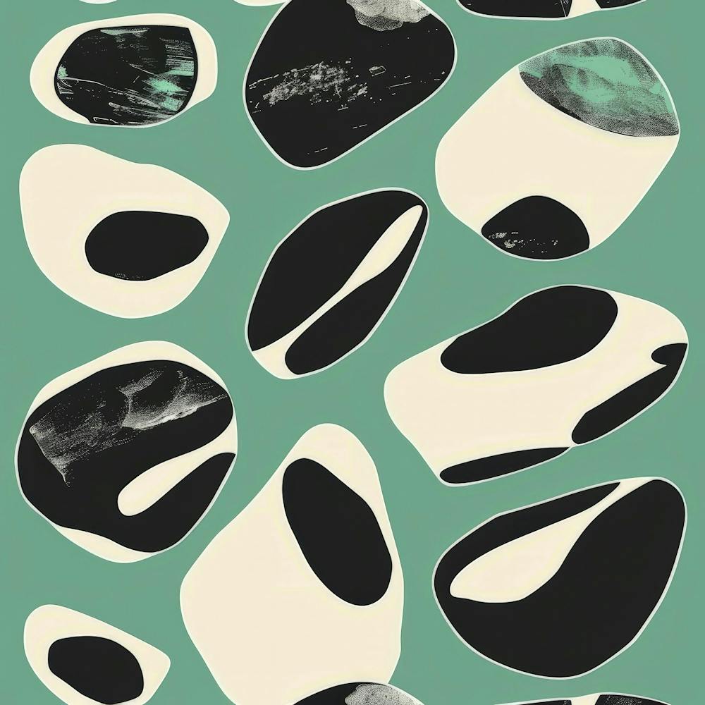 Black And White Marbles