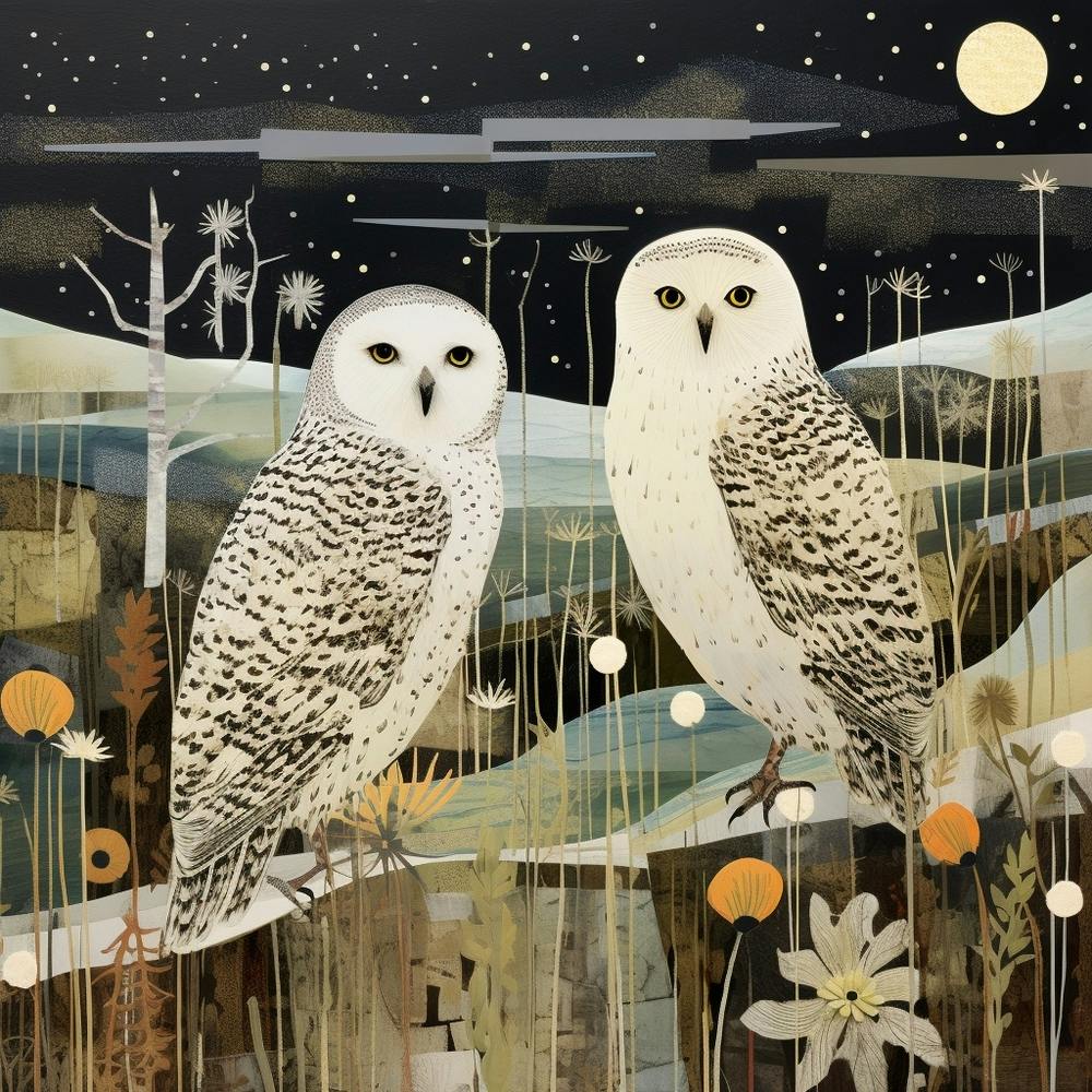 Bird In Nature Snowy Owl 2