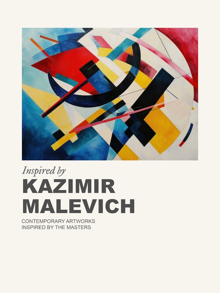 Museum Poster Inspired By Kazimir Malevich 1