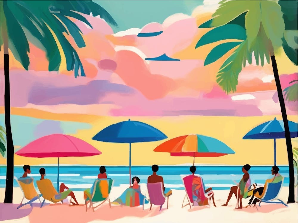 People At The Beach