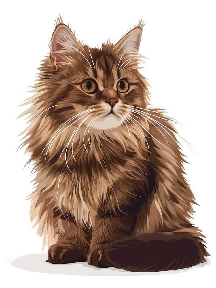 Scottish Fold Cat Clipart Illustration 3