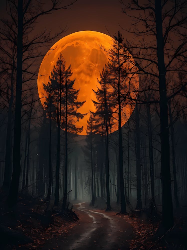 Full Moon In The Forest 6