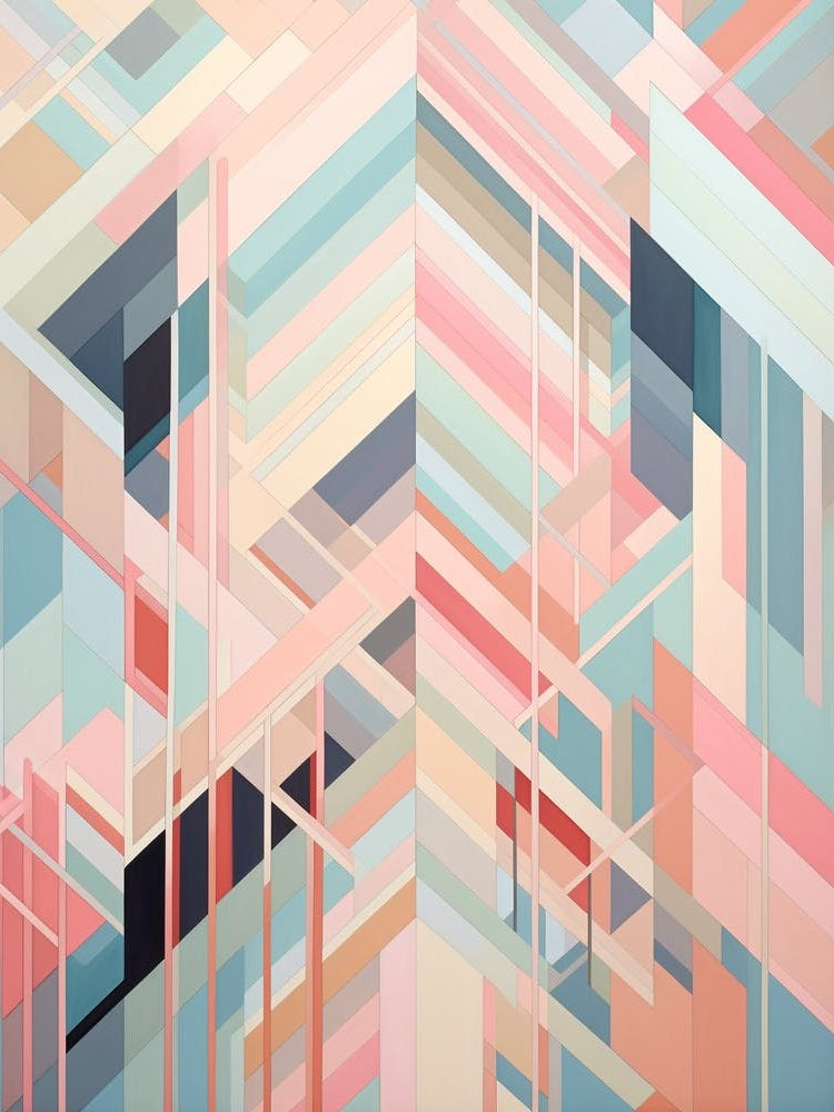 Technology Abstract Geometric Pattern 11