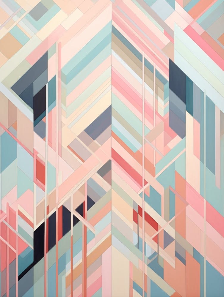 Technology Abstract Geometric Pattern 11