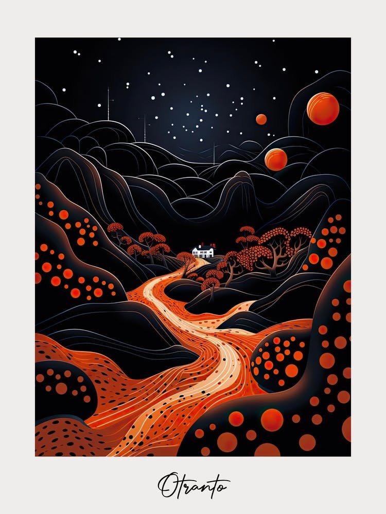 Poster Of Otranto, Italy, Illustration In The Style Of Pop Art 2