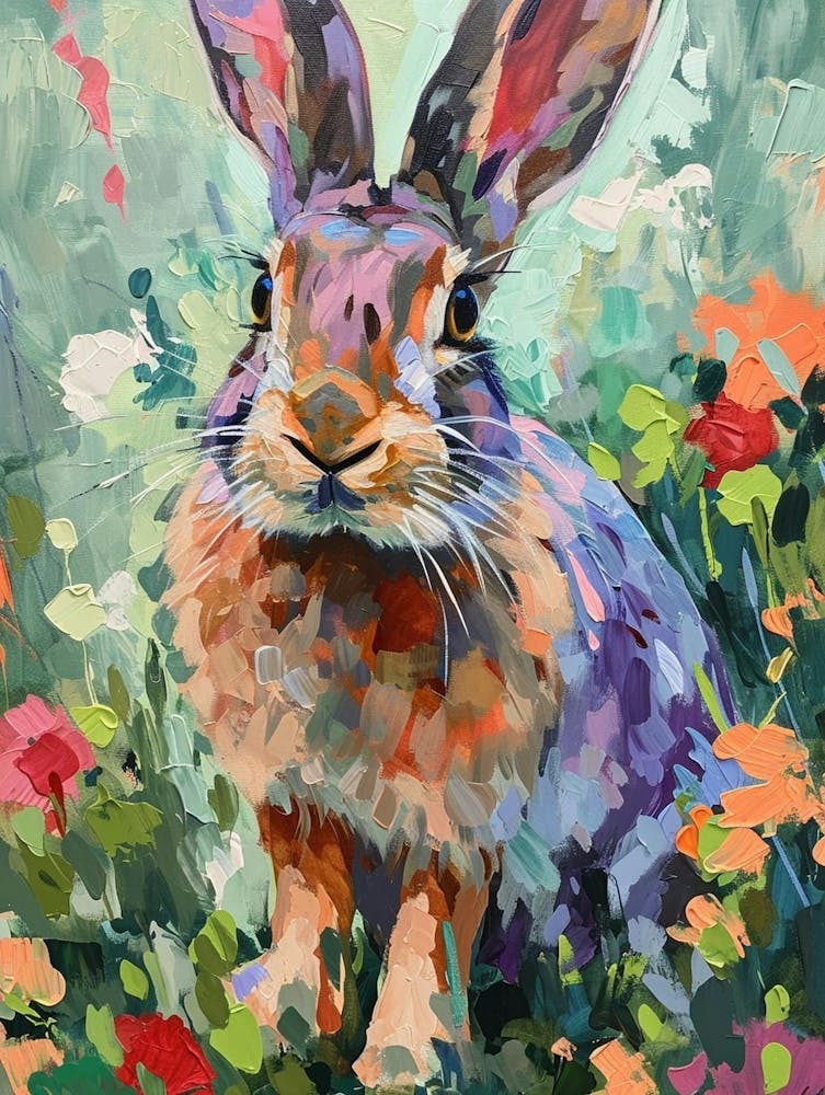 Polish Rabbit Painting 3