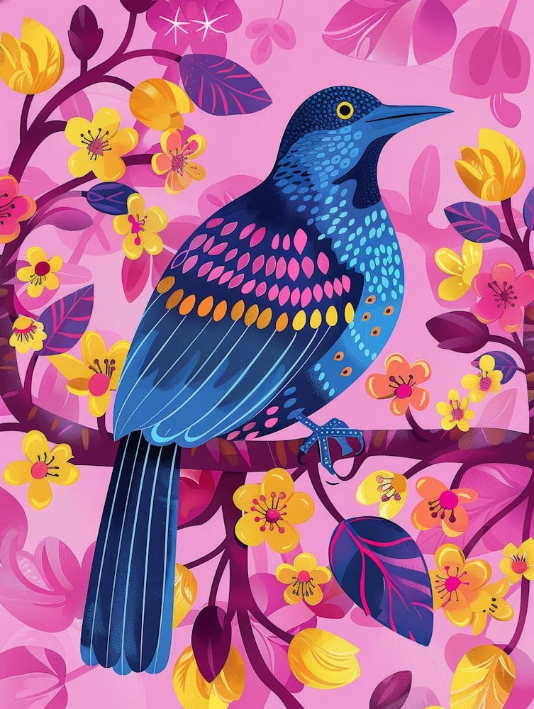 Oiseau sur une branche 29