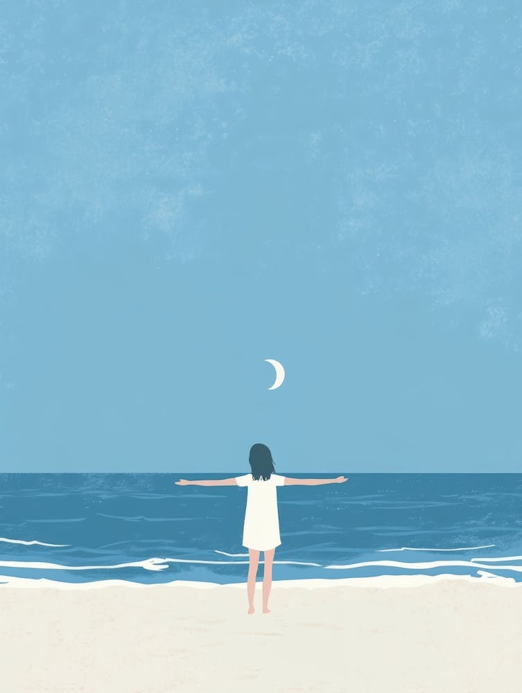 Girl On The Beach 5
