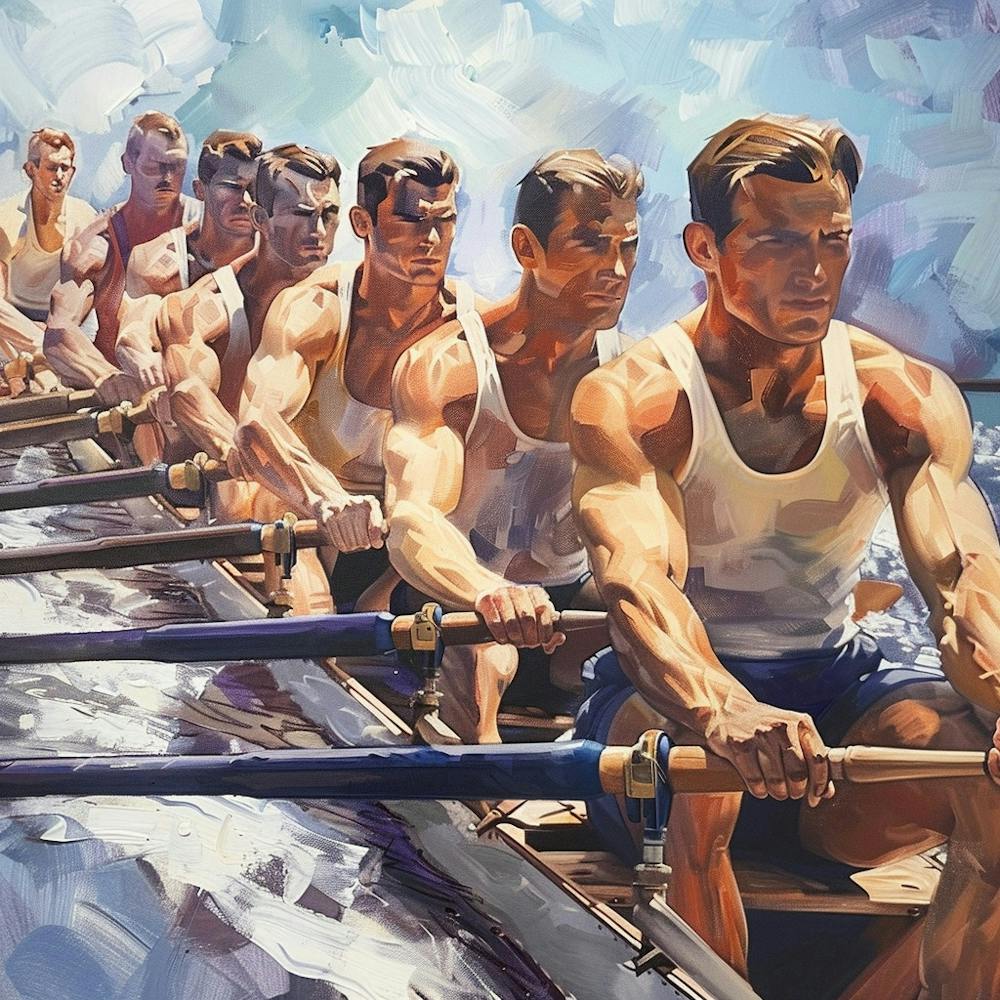 Rowing Men 1