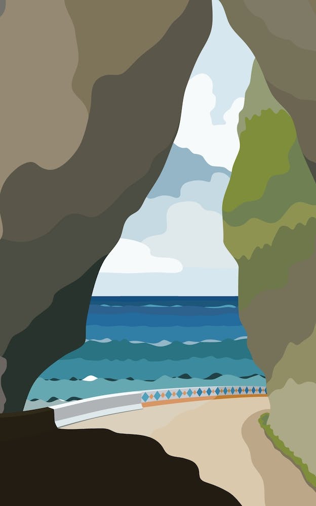 A Glimpse Of The Sea