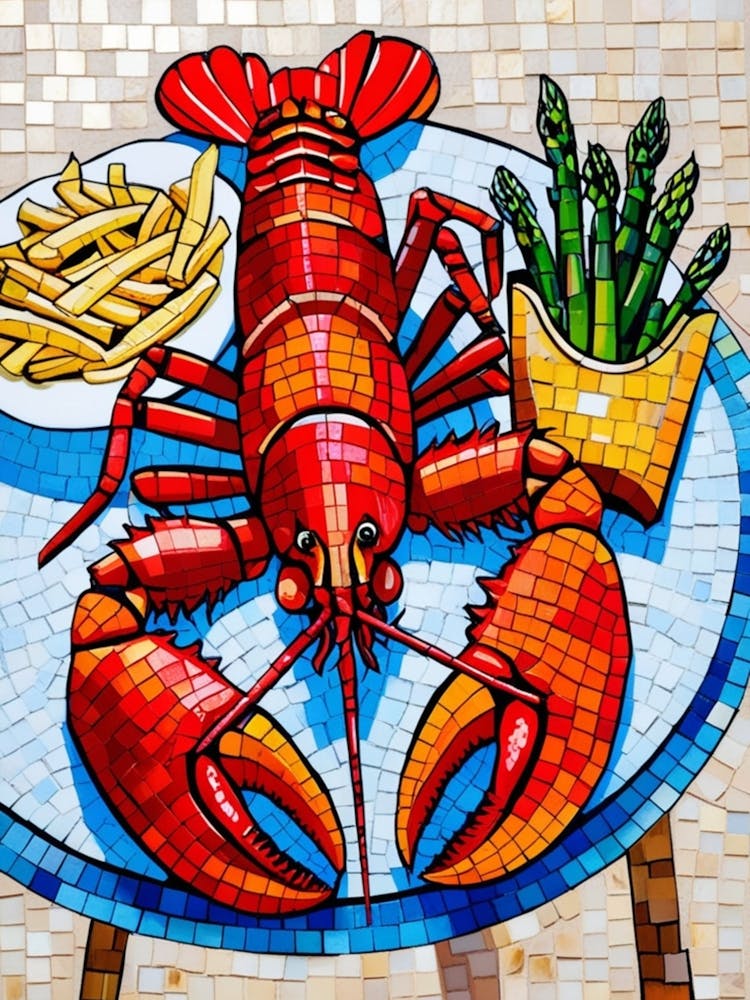 Lobster On A Plate 7
