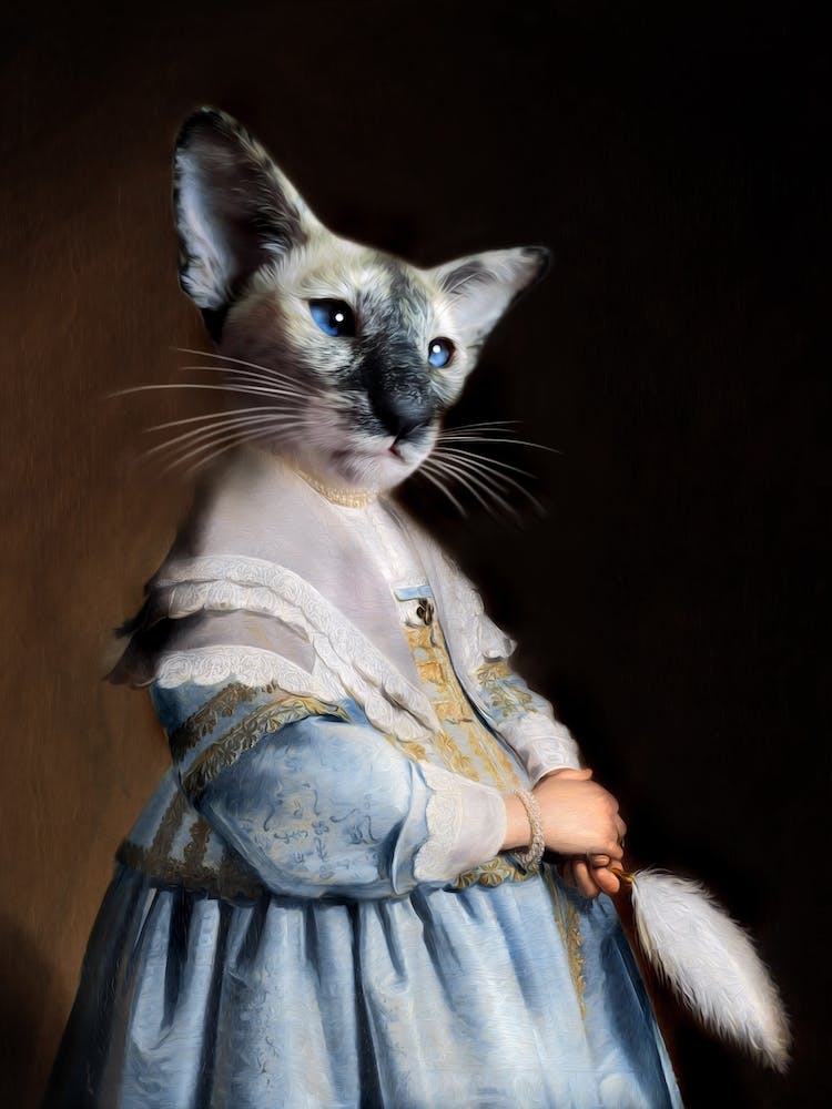 Azulla The Amazing Birmese Pet Portraits