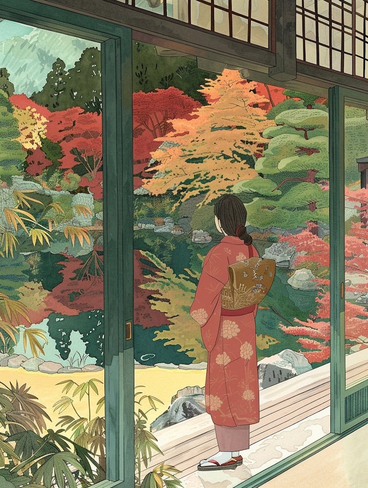 In The Garden Ryoan Ji Garden Japan 8