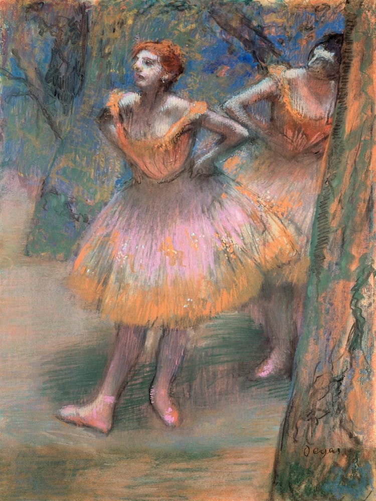 Two Dancers by Edgar Degas (1893-1898)