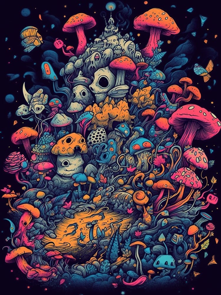 Psychedelic Mushrooms 1