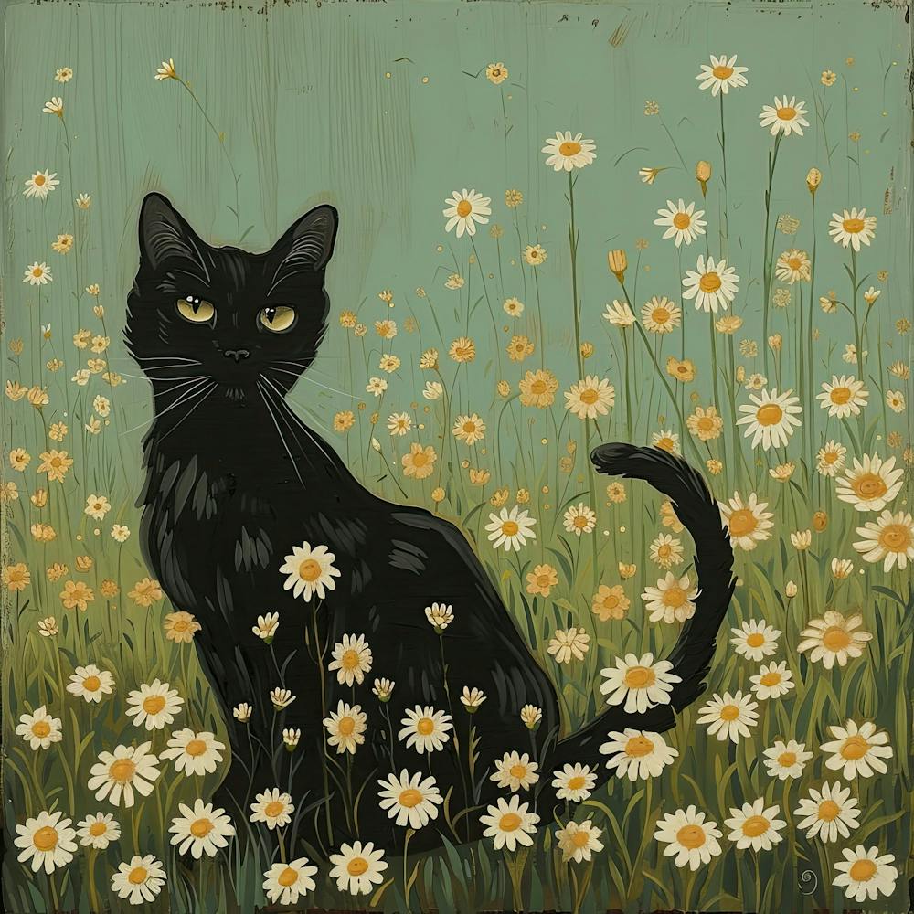 Cat Fairycore Painting 1