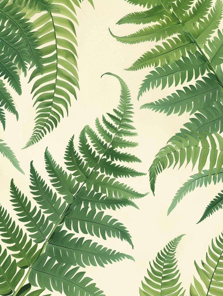 Pattern Poster Sword Fern 1