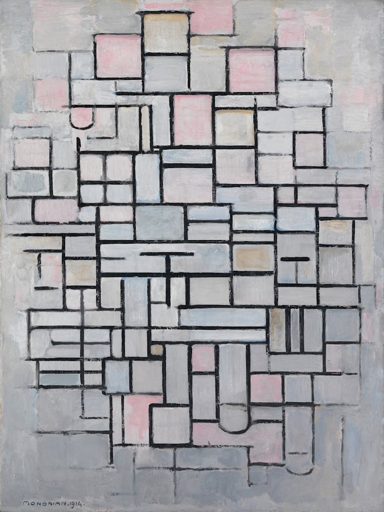 Composition No IV (1914), Piet Mondrian