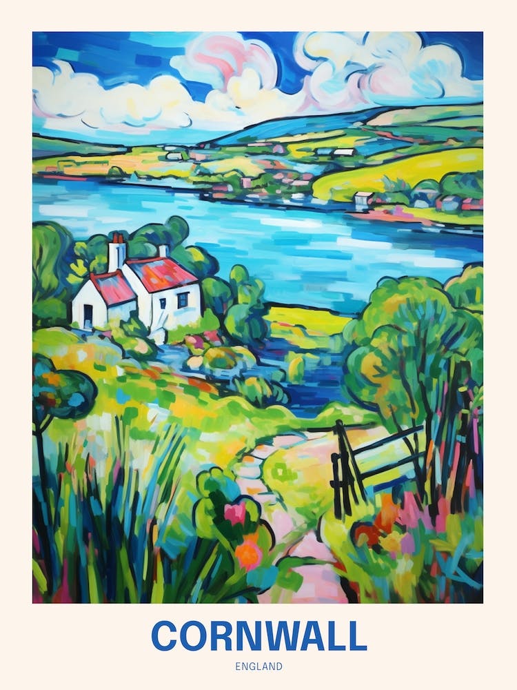 Cornwall England 21 Uk Travel Poster
