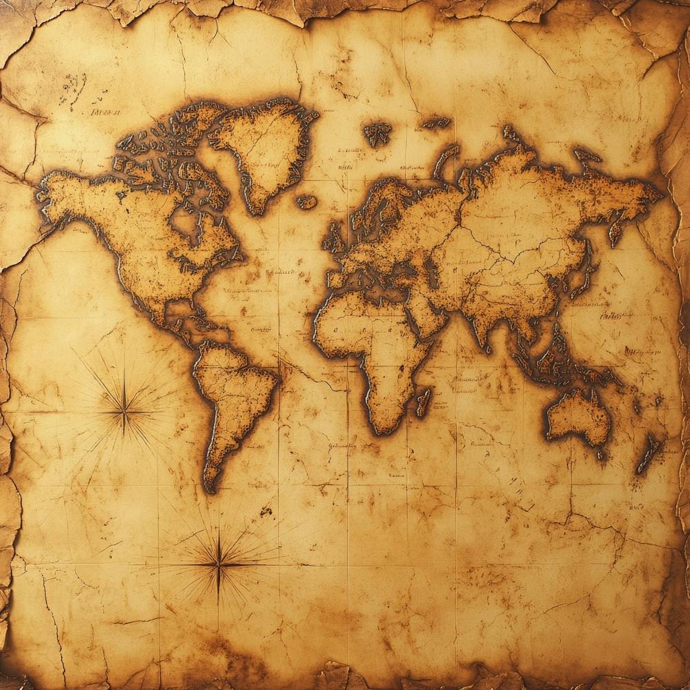 World Map Art 14