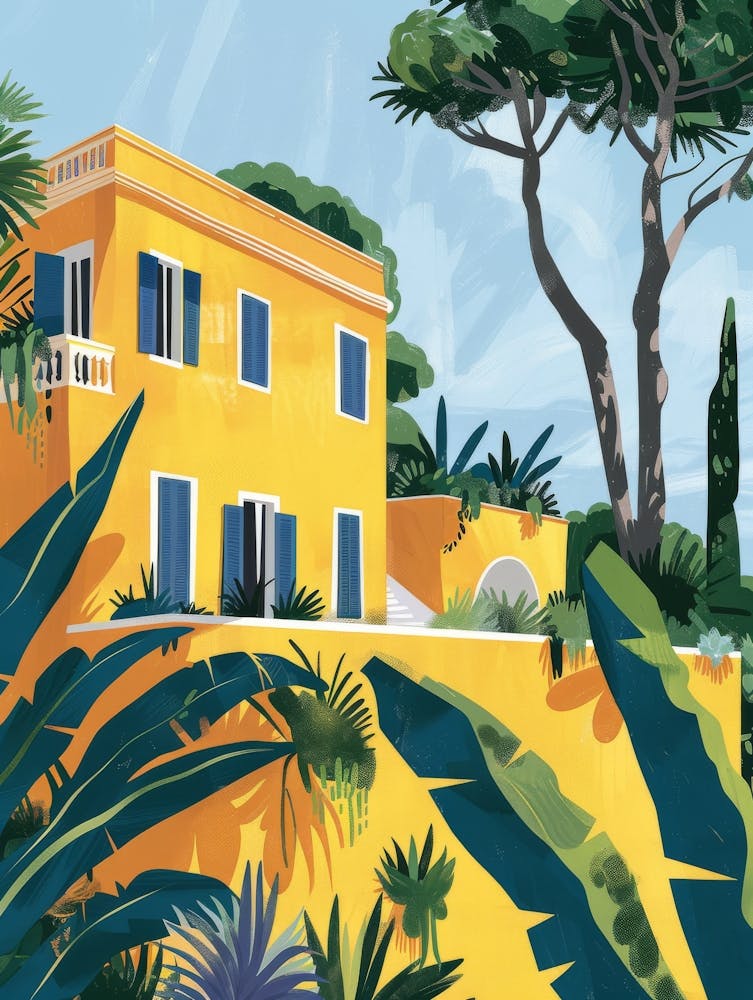 Yellow House On The Hill