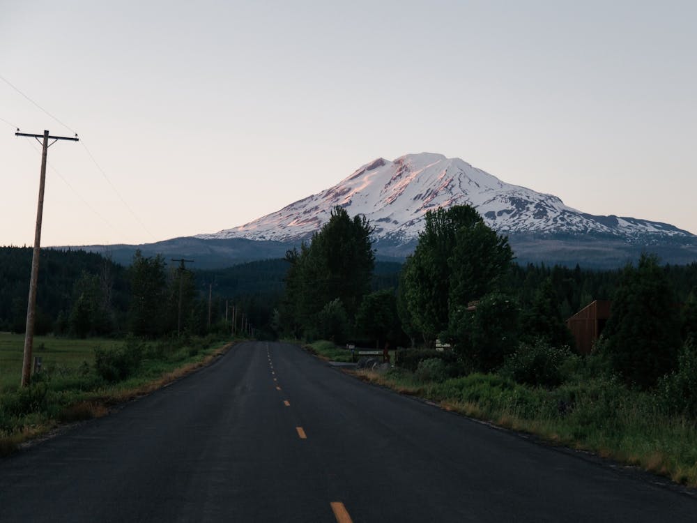 Driving to the Mountain