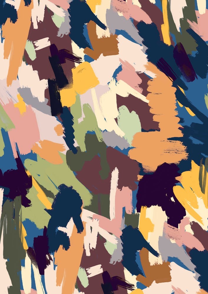 Abstract Scratches Texture Blue