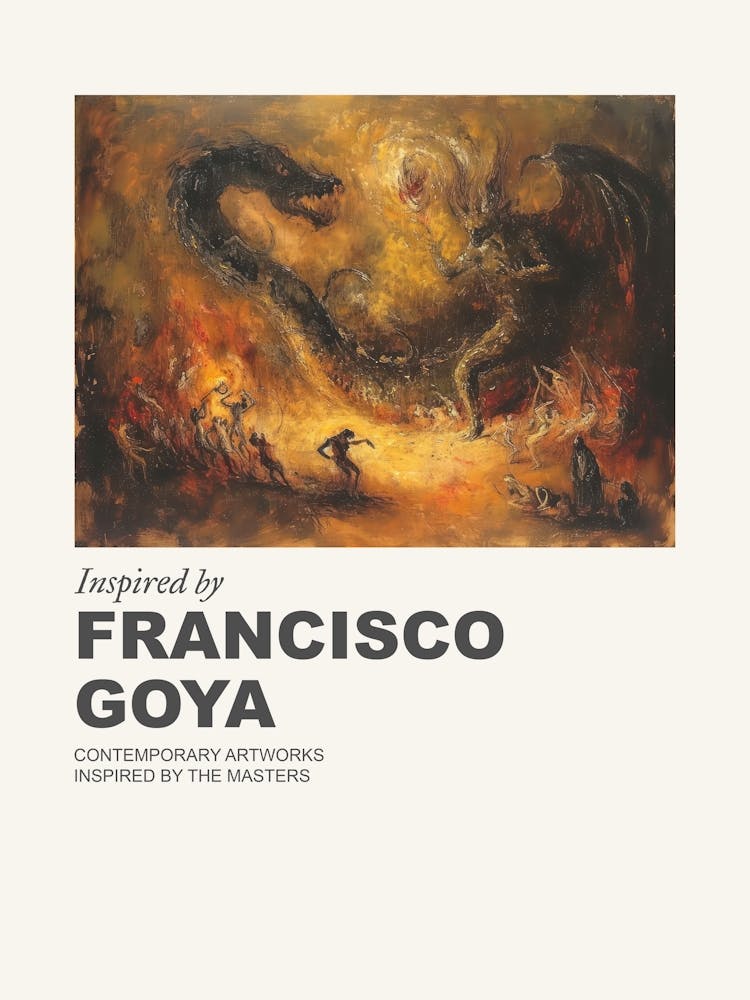 Museum Poster Inspired By Francisco Goya 4