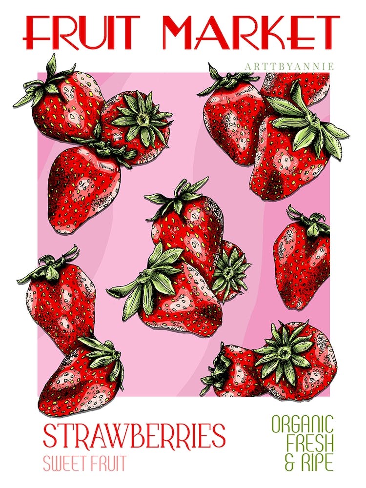 Strawberry Fruit Market