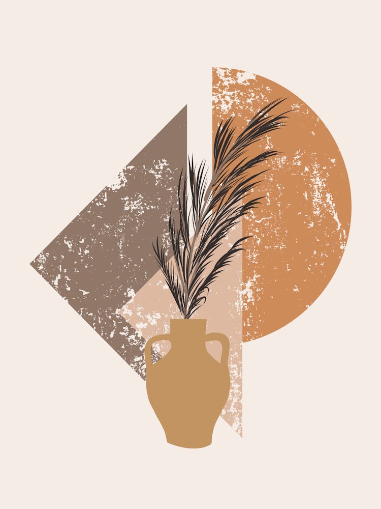 Mid Century Inspired Abstract Painting 1