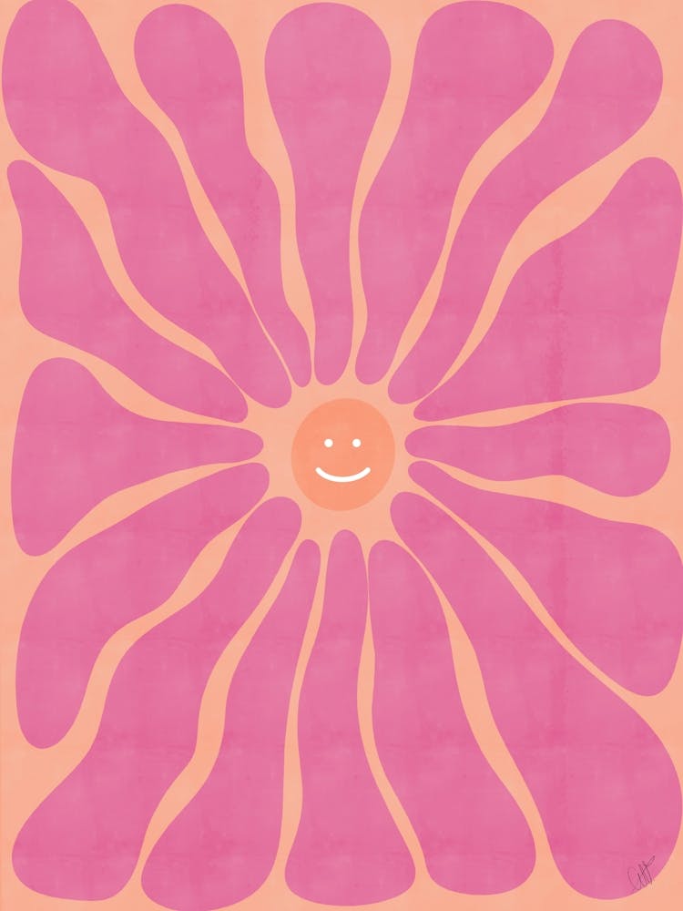 Peach & Pink Explosion No. 2