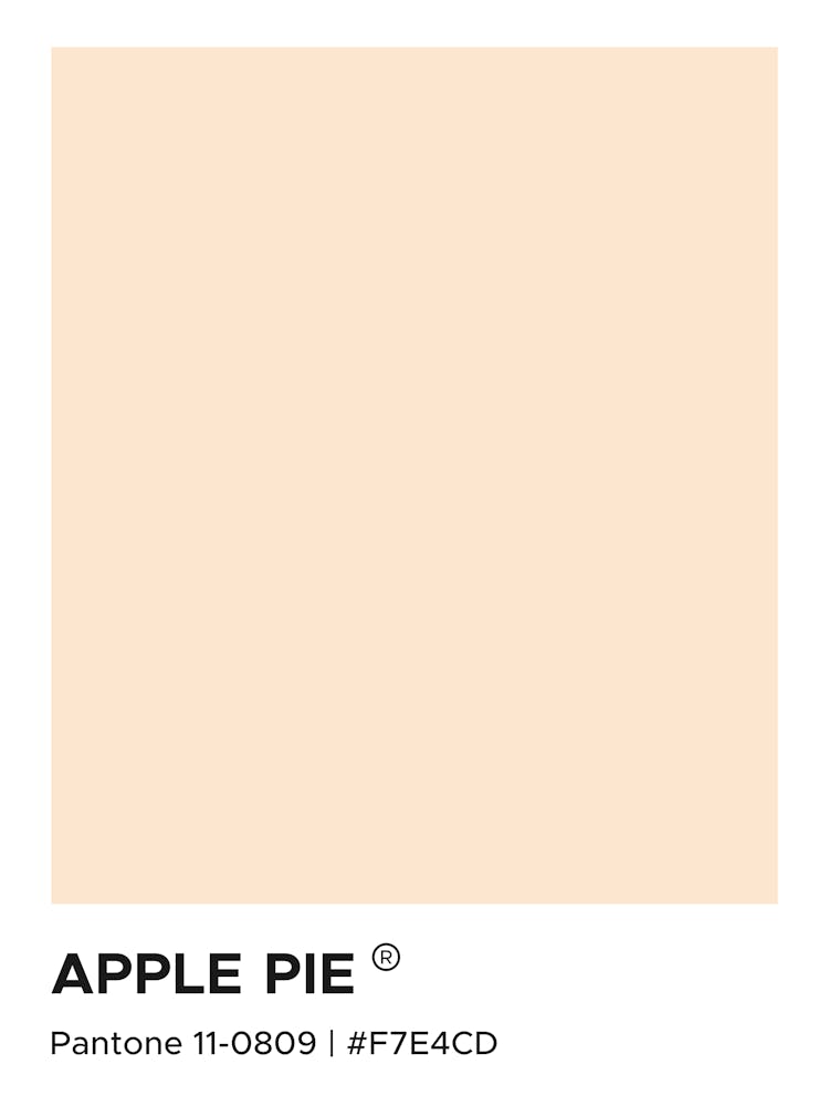 Apple Pie Pantone, cool, apple pie, kitchen, decor, cute, colorful, minimal, modern, pantone, mood, vibes, food, christmas, cozy, thanksgiving, decor, autumn
