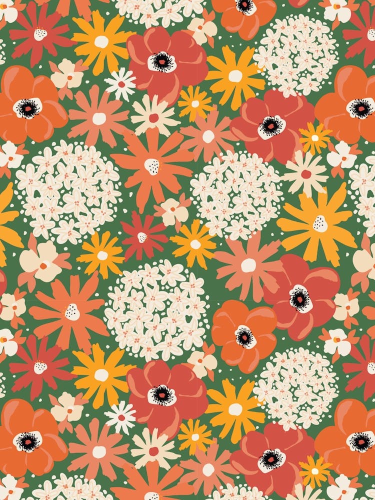Mixed Summer Floral Garden Party