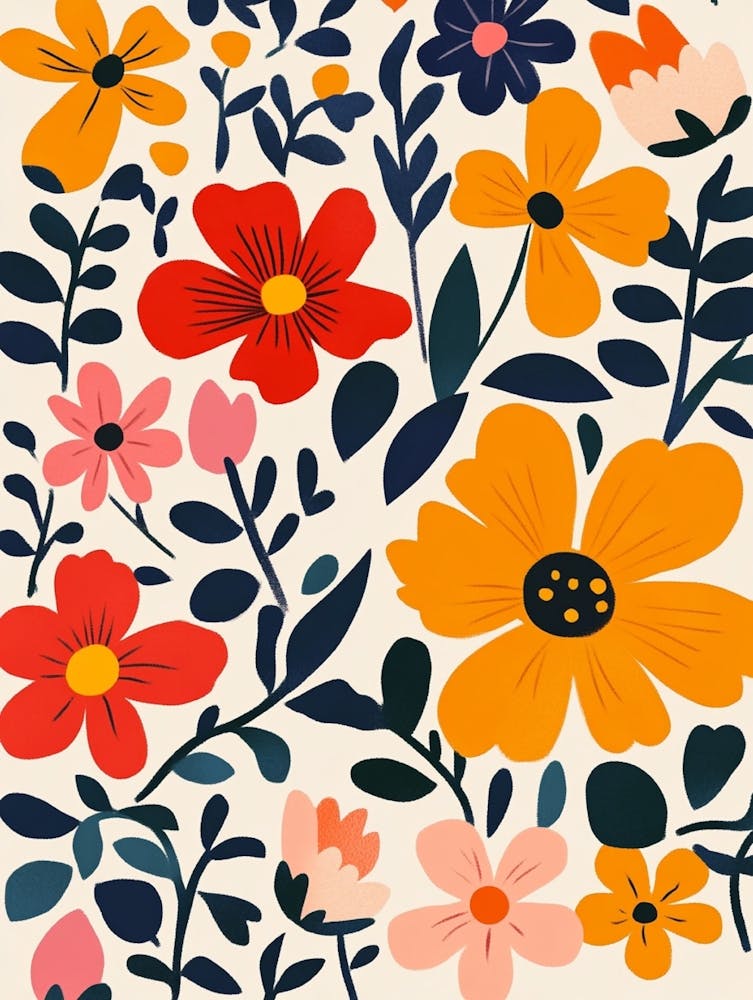 Motif floral 5