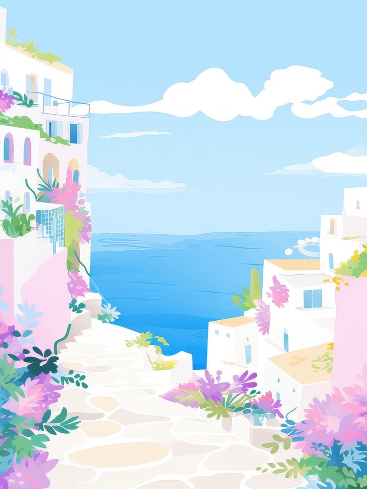 Capri, Italy Colourful View 1