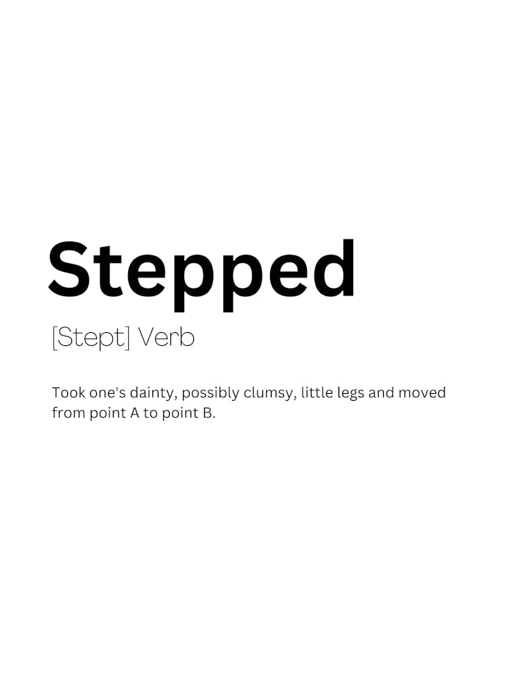Stepped Definition Meaning