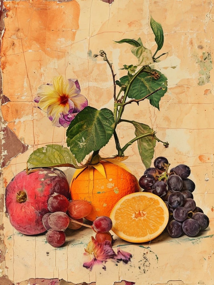 Kitsch Fruit Collage 2