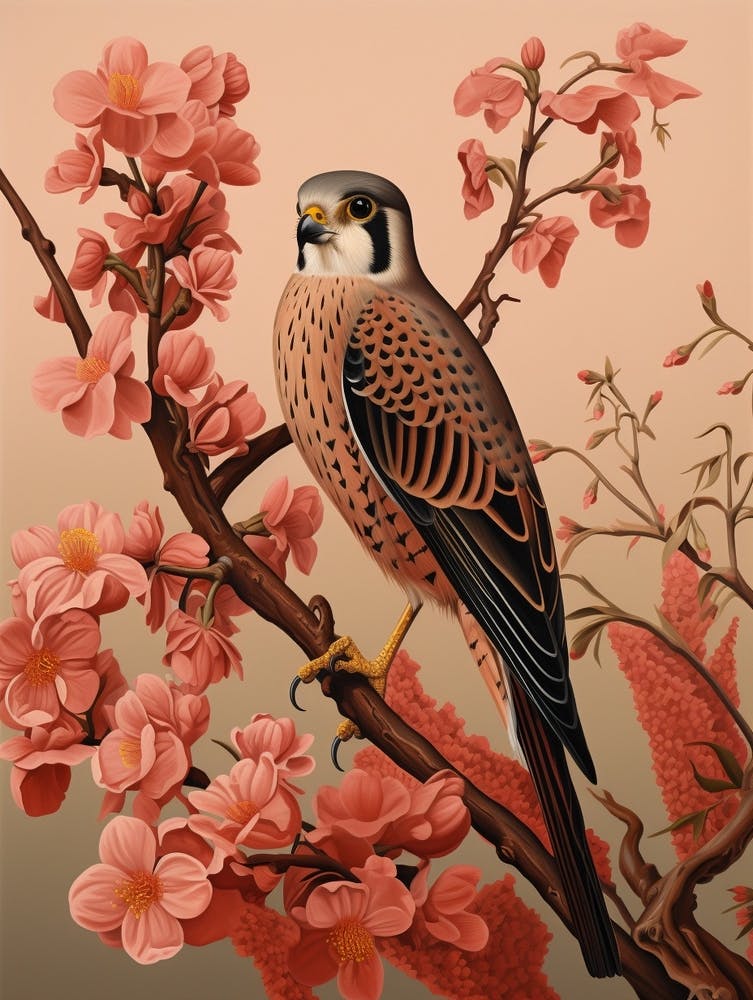 Dark And Moody Botanical American Kestrel 4