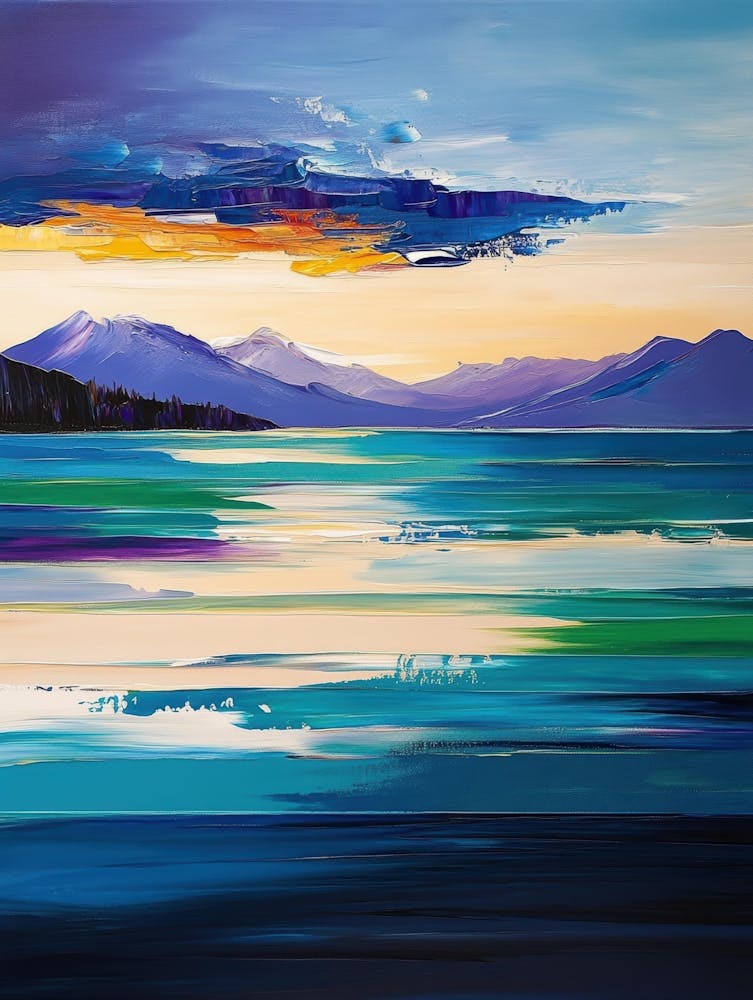 Sunset At Lake Taupo