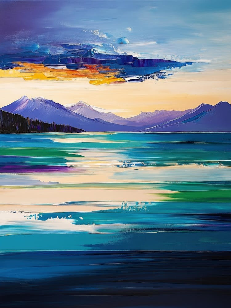 Sunset At Lake Taupo